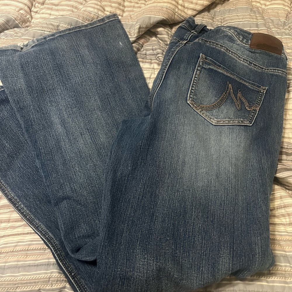 Maurices Blue Flare & Wide Leg Jeans